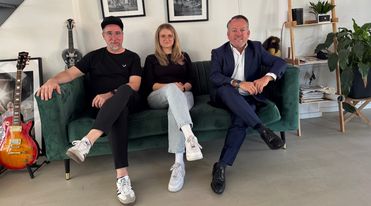 von links nach rechts: Markus Graf, Alicia Dengler und Stephan Wefelscheid