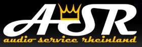 Logo Audio Service Rheinland (ASR)
